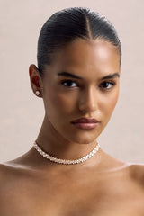 Ollie | Gold Diamante Necklace