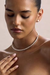 Luminara | Silver Diamante Necklace