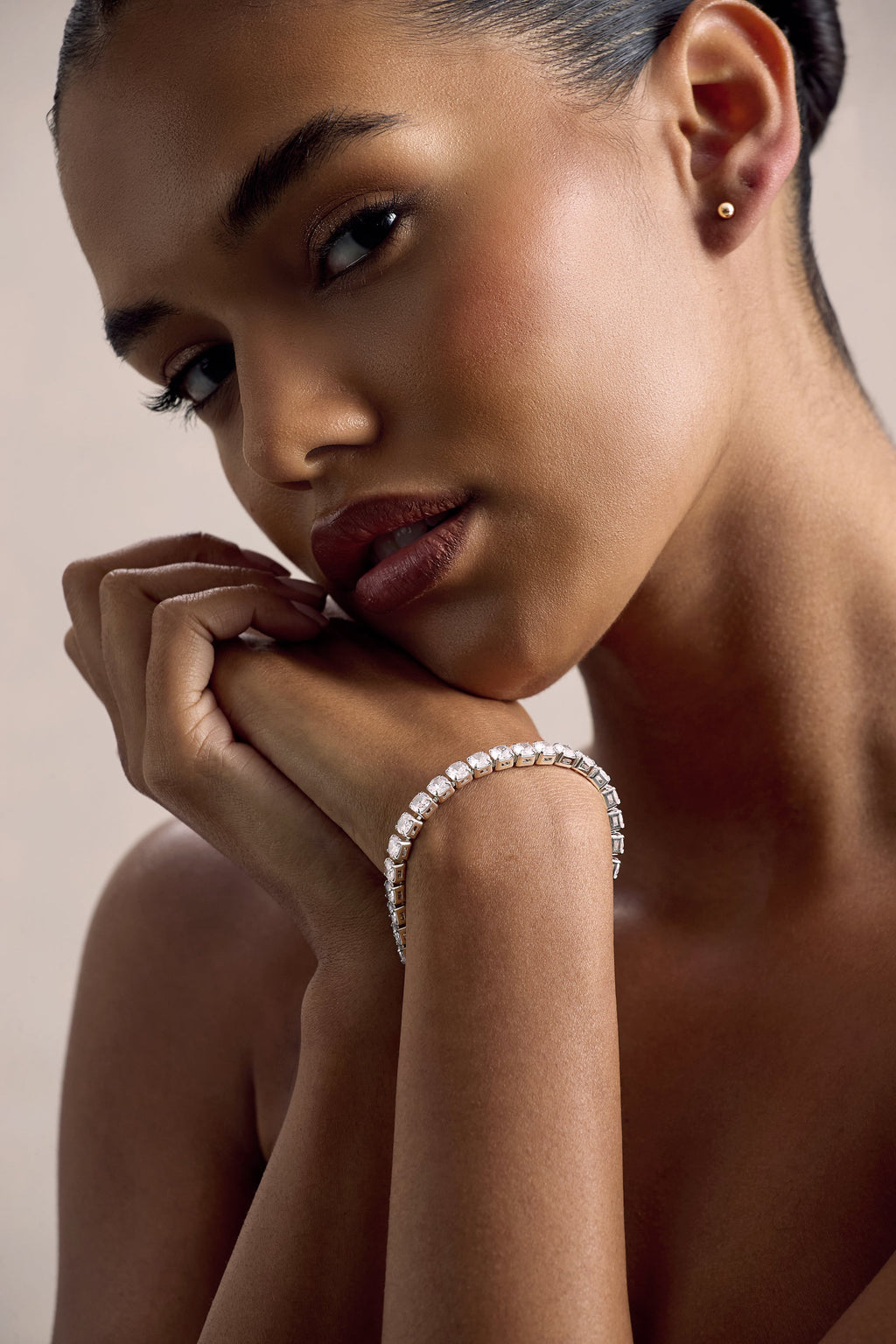 Elysia | Silver Diamante Bracelet